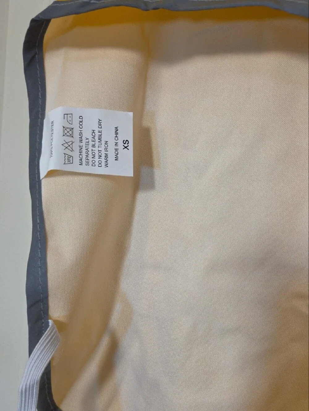 Dogs Yellow Rain Hooded Cape - Unbranded